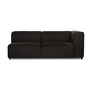 Carmo Couch 2-Sitzer Stoff Grau 0