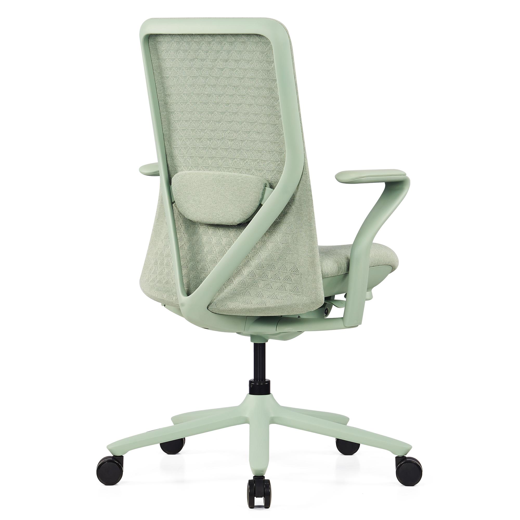 VERVIO Bürostuhl Netzstoff Salbeigrün 2