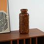 Ceramic Vase Brown 1960s 1