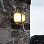 1-Flammig Wandleuchte Helford Klarglas Messing 2