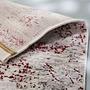 Noa I Kurzflorteppich Rot Creme 80 x 150 cm 4
