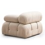 Sofa Récamiere Rechts Bouclé Creme 8