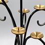 Vintage candle holder metal brass 1970s 5
