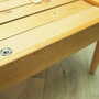 Vintage Bed Frame Ash Wood Beige 1960s 6