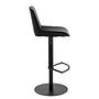 Bar and counter stool myPABLO III Steel Fabric Dark Grey 2