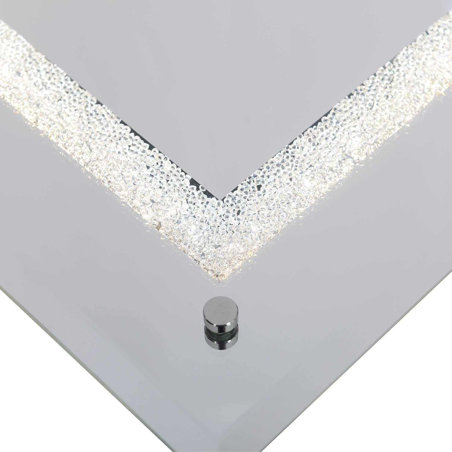 Aarau LED-Deckenleuchte Edelstahl Silber 3