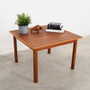 Vintage Coffee Table Teak Wood Brown 1970s 3