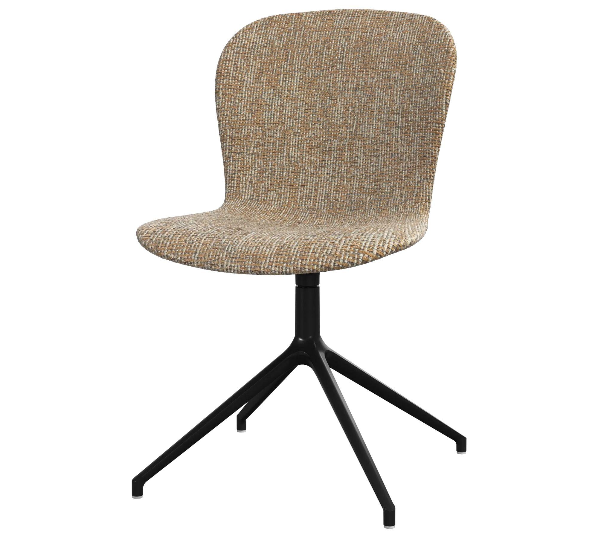 Adelaide Chair Swivel Textile Metal Mustard Yellow 0