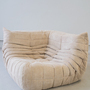 Togo Ecksofa Cord Beige 5