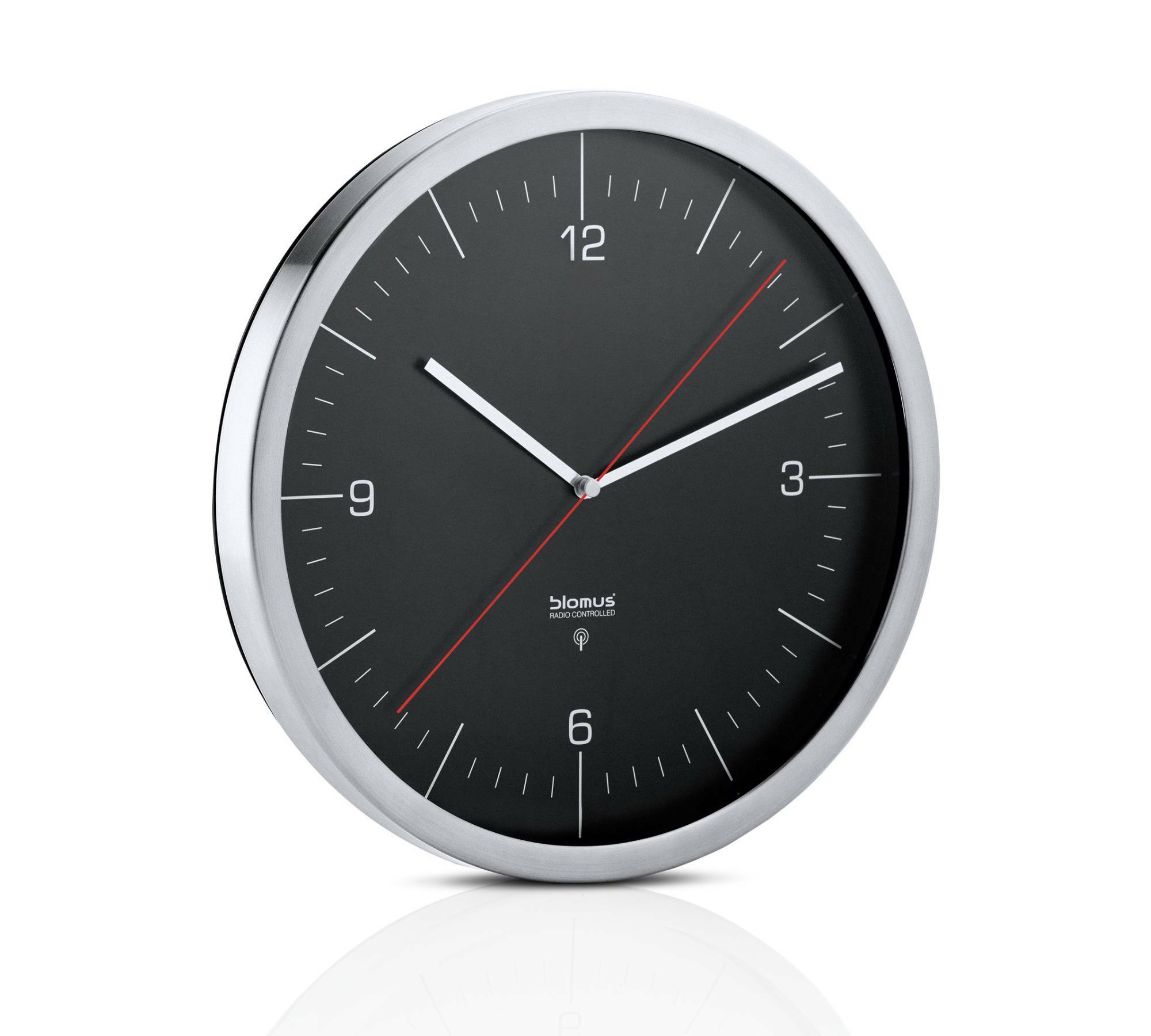 Crono Funkuhr Schwarz 65437 Wanduhr 0