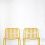 2x Metis Line Garden Chair Yellow 0