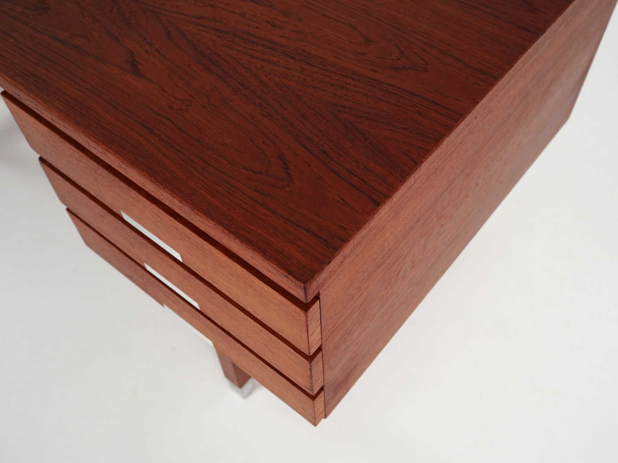 Desk Teak Brown 1970s 7