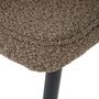 2x Upholstered chair textile taupe 7