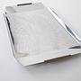 Edelstahltablett Silber 6