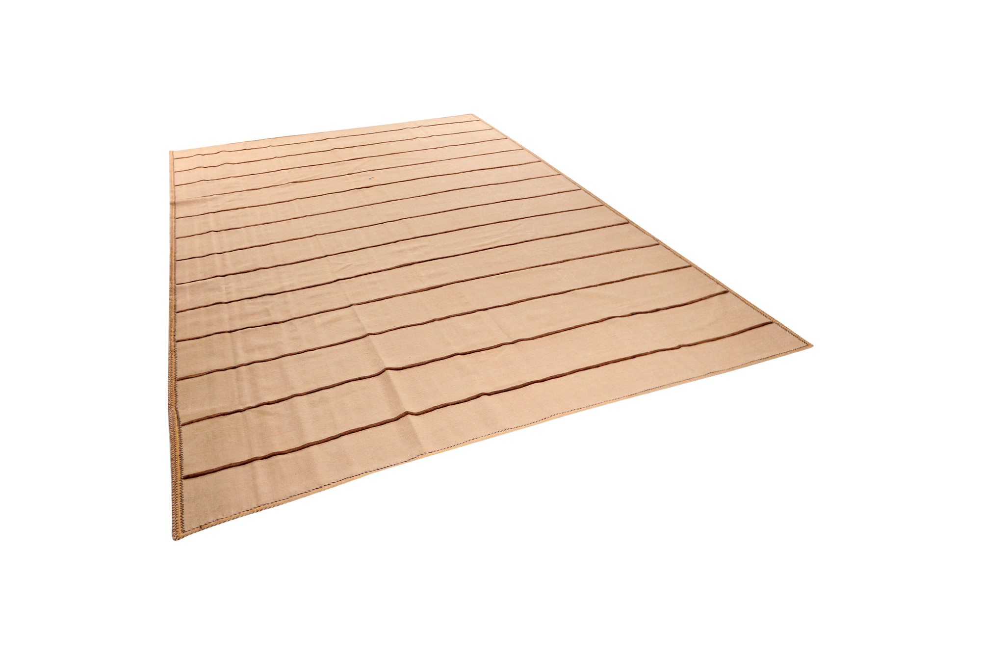 Kilim Afshar Carpet Light Brown 3