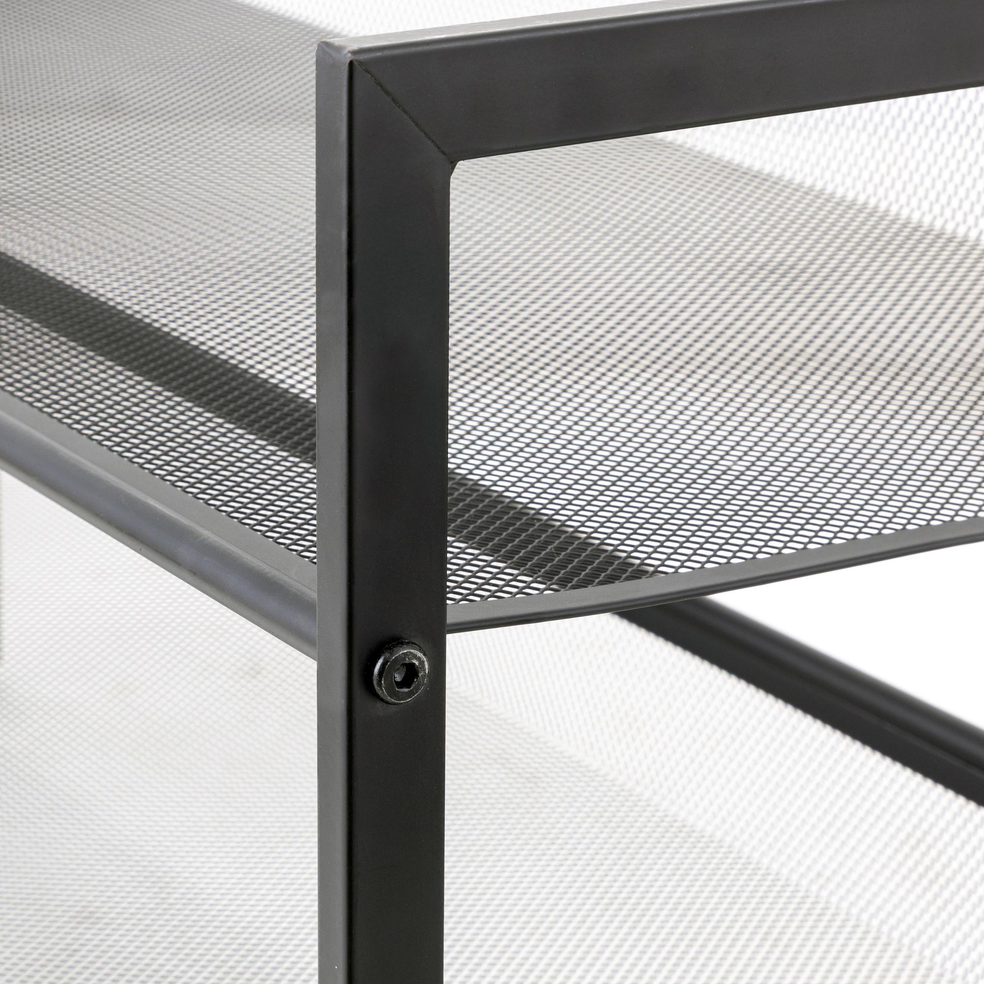 Tecnor Schuhregal Metall Schwarz 4