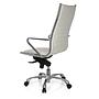 PARIBA III Swivel office chair with casters Faux leather White 7