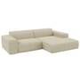 Pyllow Ecksofa Strukturstoff Cremebeige 2