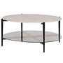 Coffee table HAYESTOWN ceramic marble white 0