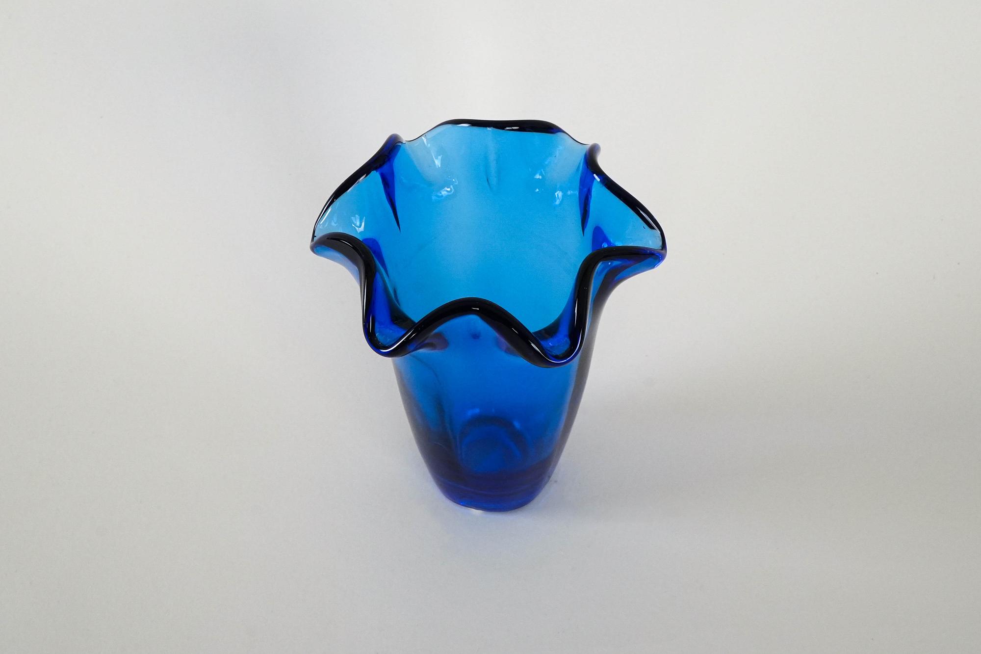 Vase Cobalt Blue 5