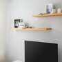 Wandboard Holz Braun 1
