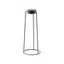 Moon Solar-Stehleuchte Midi Aluminium Anthrazit Ø 39cm 1