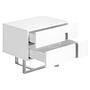 Nightstand
Chrome-plated steel
White 4