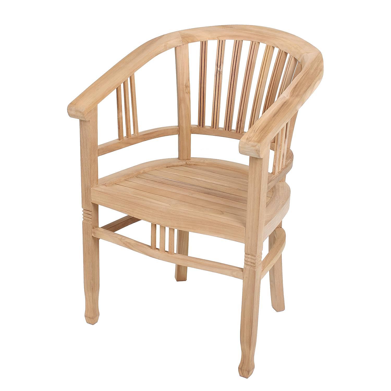 Gartensessel Rinca Teakholz Massiv Braun 0