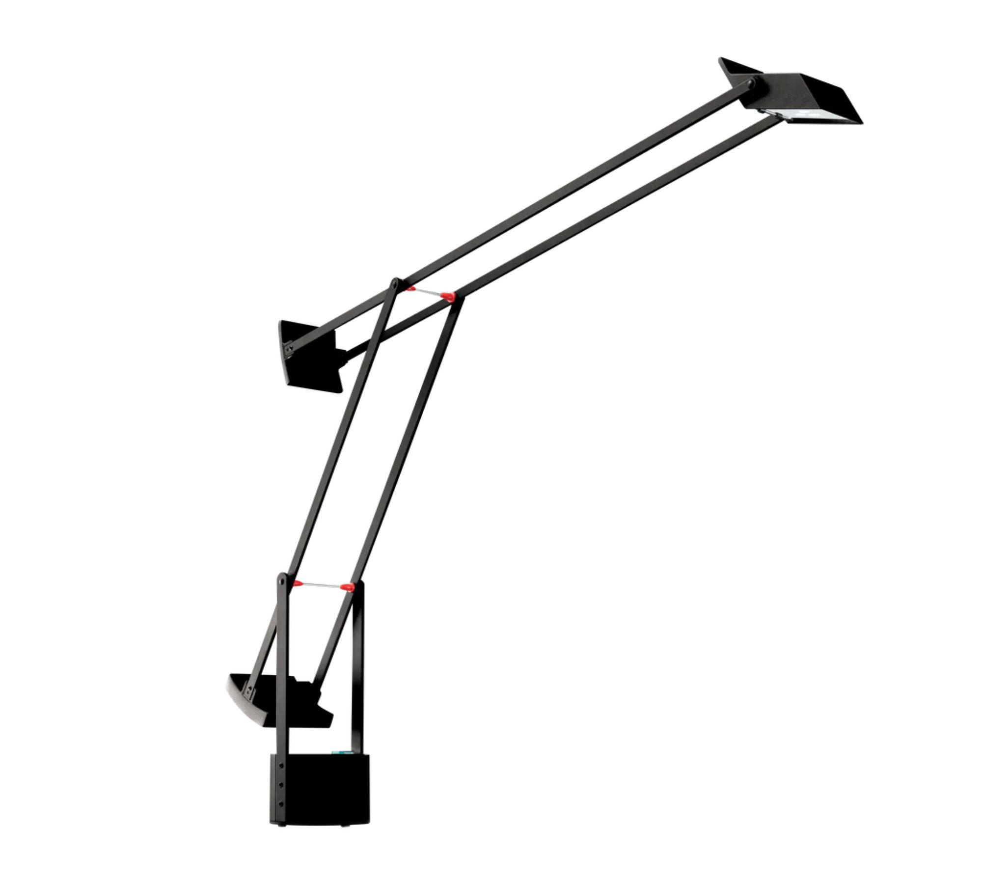 8x Artemide Tizio Tischleuchte Aluminium Schwarz 0