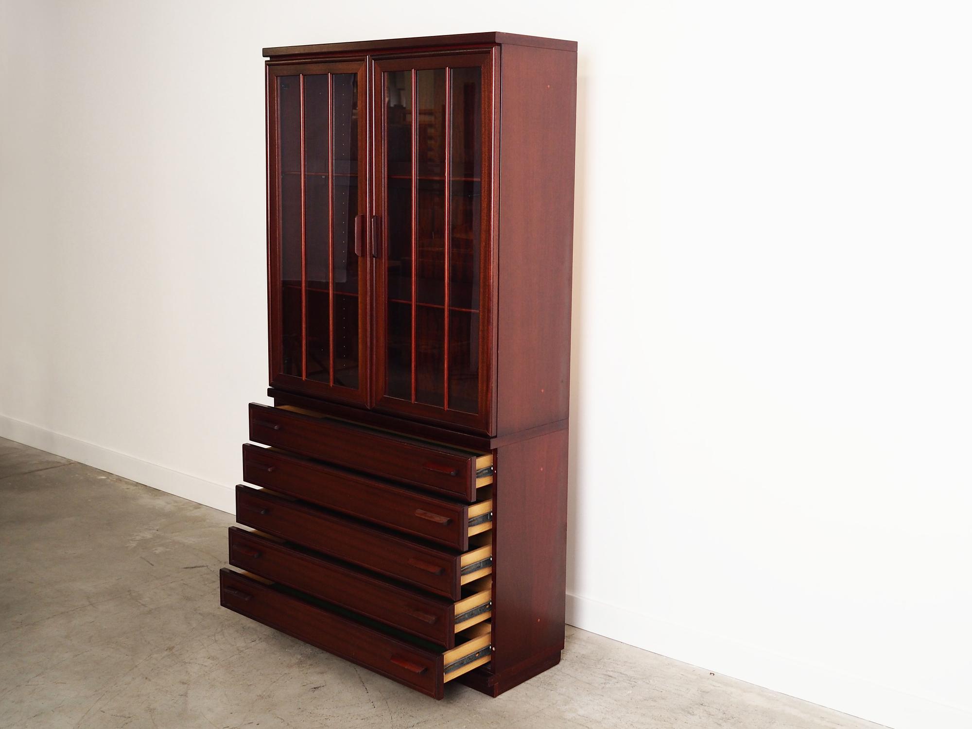 Mahogany showcase 1970 Jahre 6