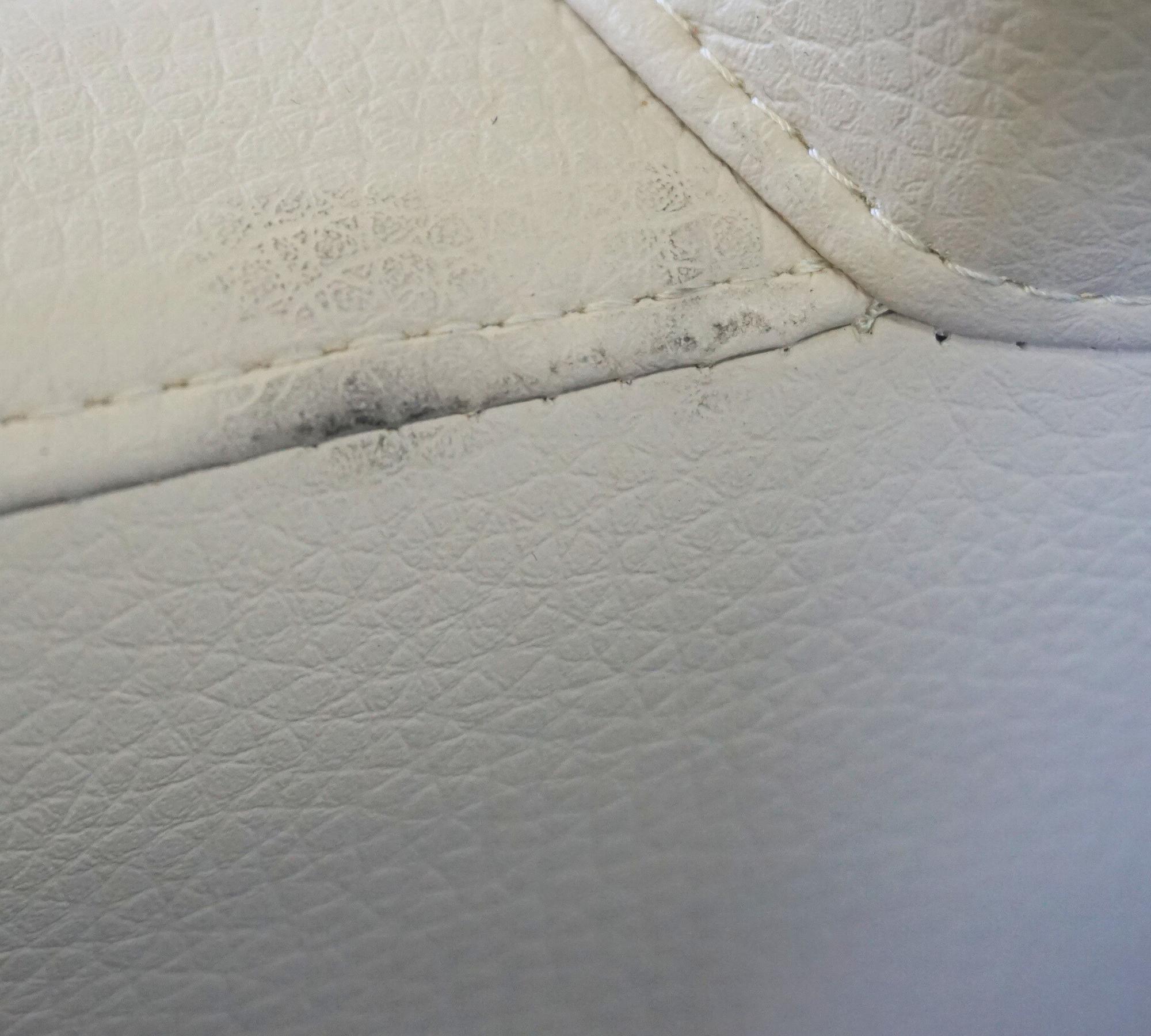 Anna Armchair Leather Beechwood White 5