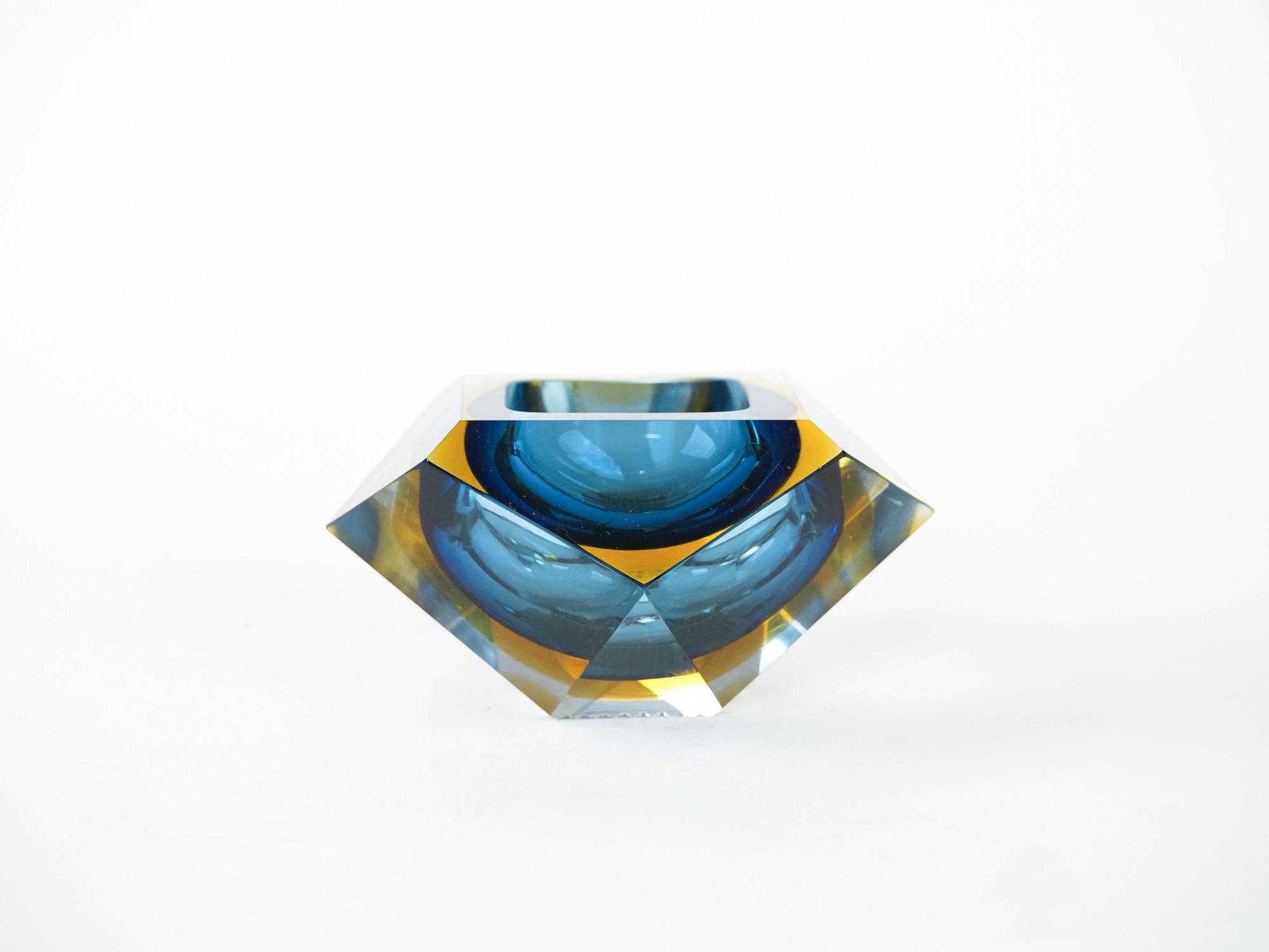 Bowl Murano glass Multicolored 1960s 7