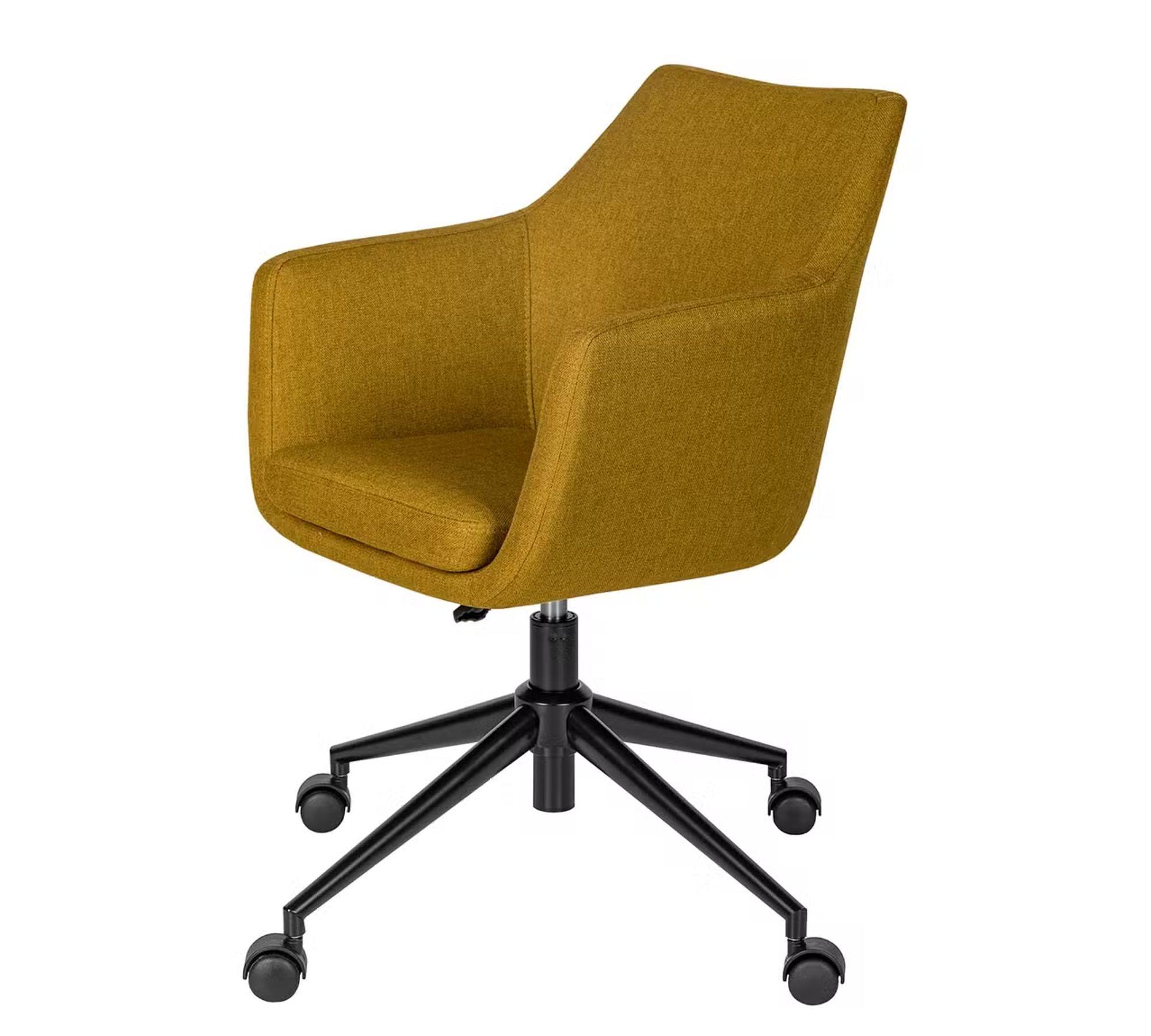 Bürostuhl Drehbar Stoff Gelb 0