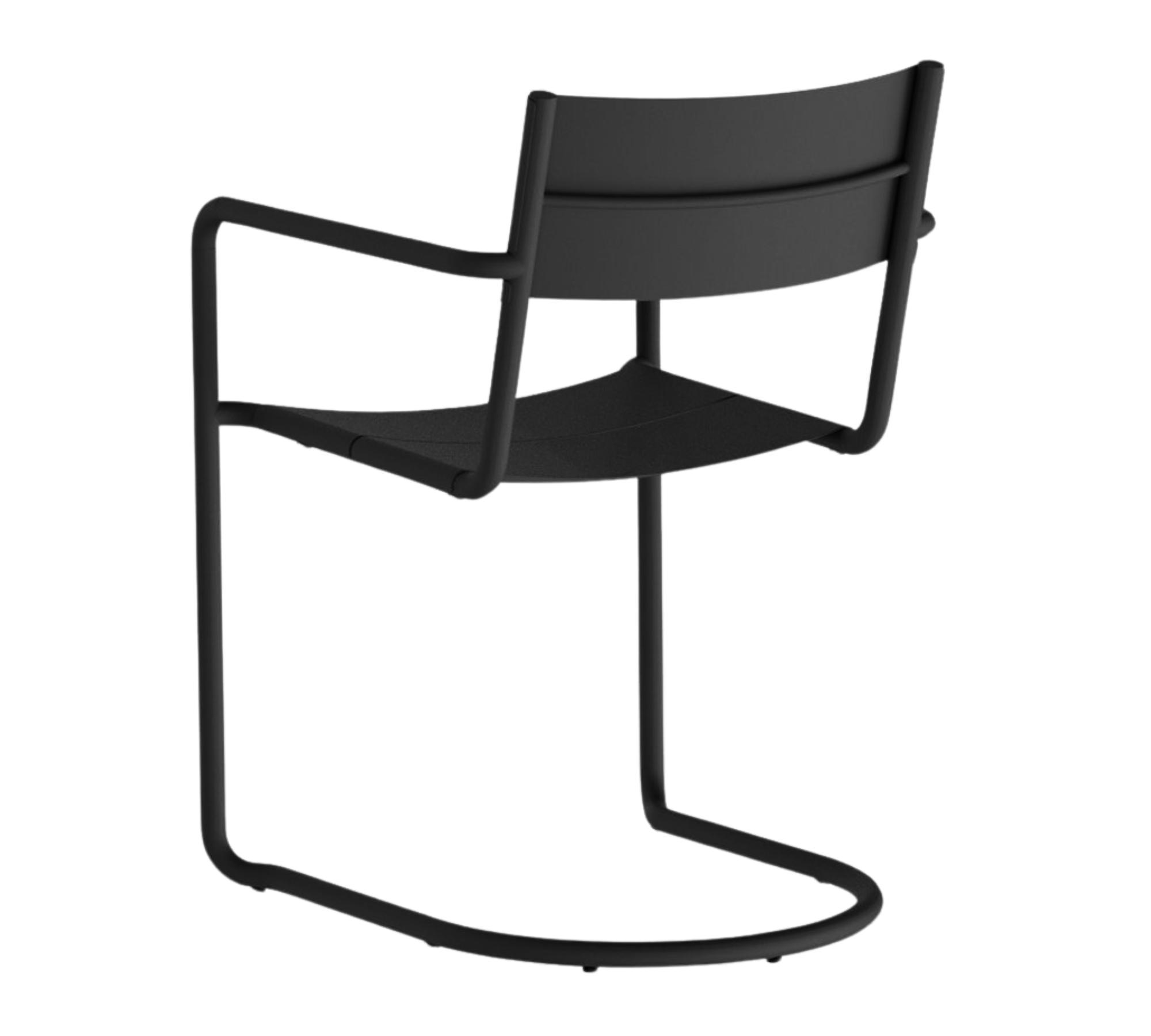 Sine Armlehnstuhl Stapelbar Schwarz 1