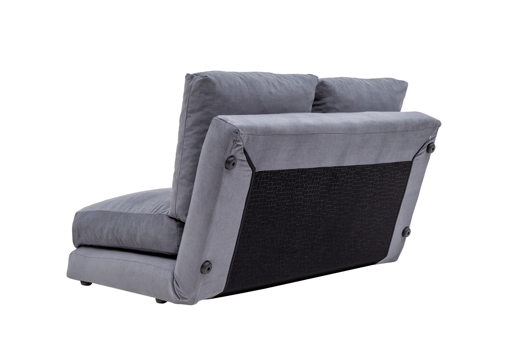 Taida Schlafsofa 2-Sitzer Grau 8