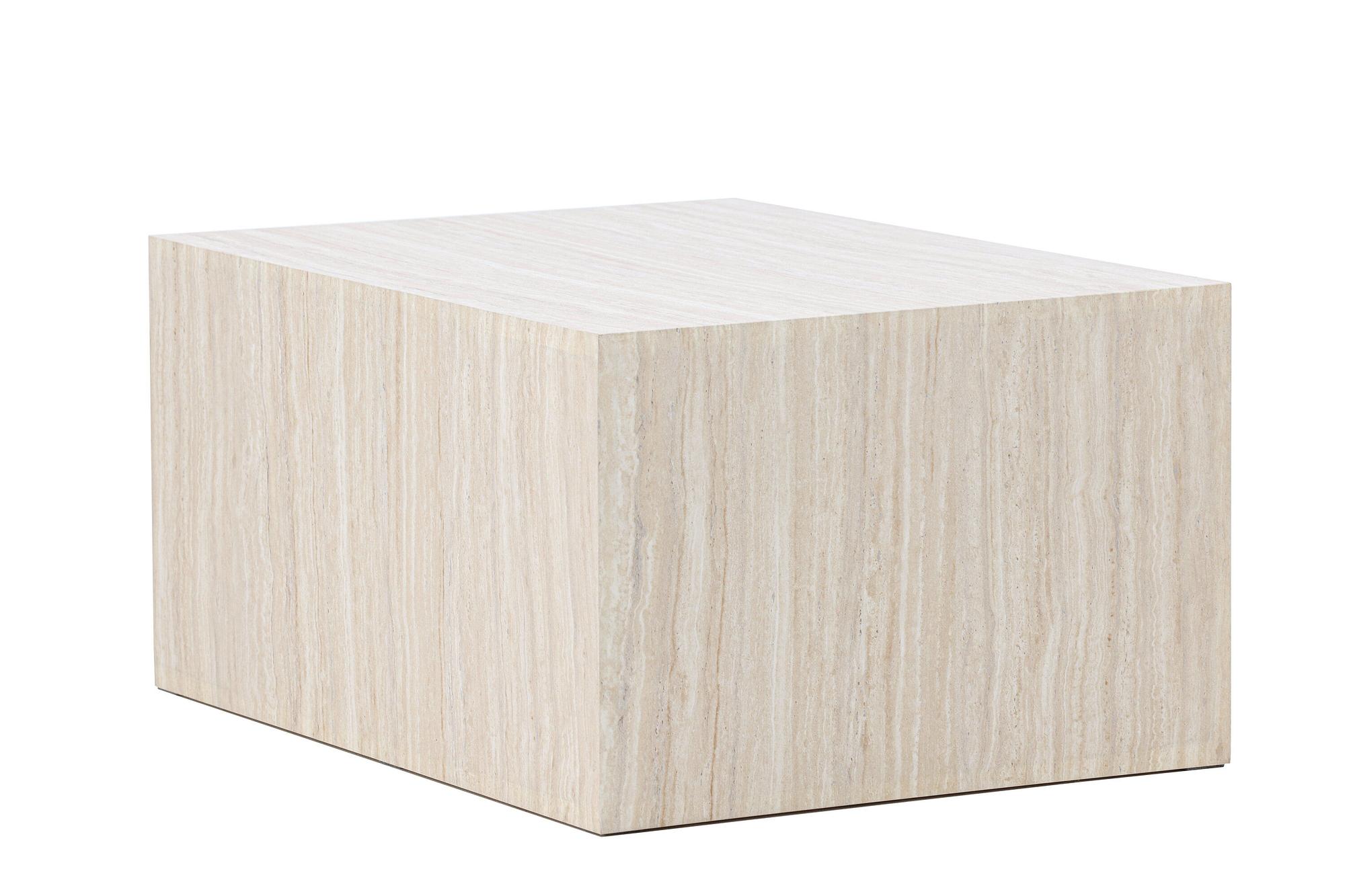 York Coffee table Travertine look 40x60x80cm 5