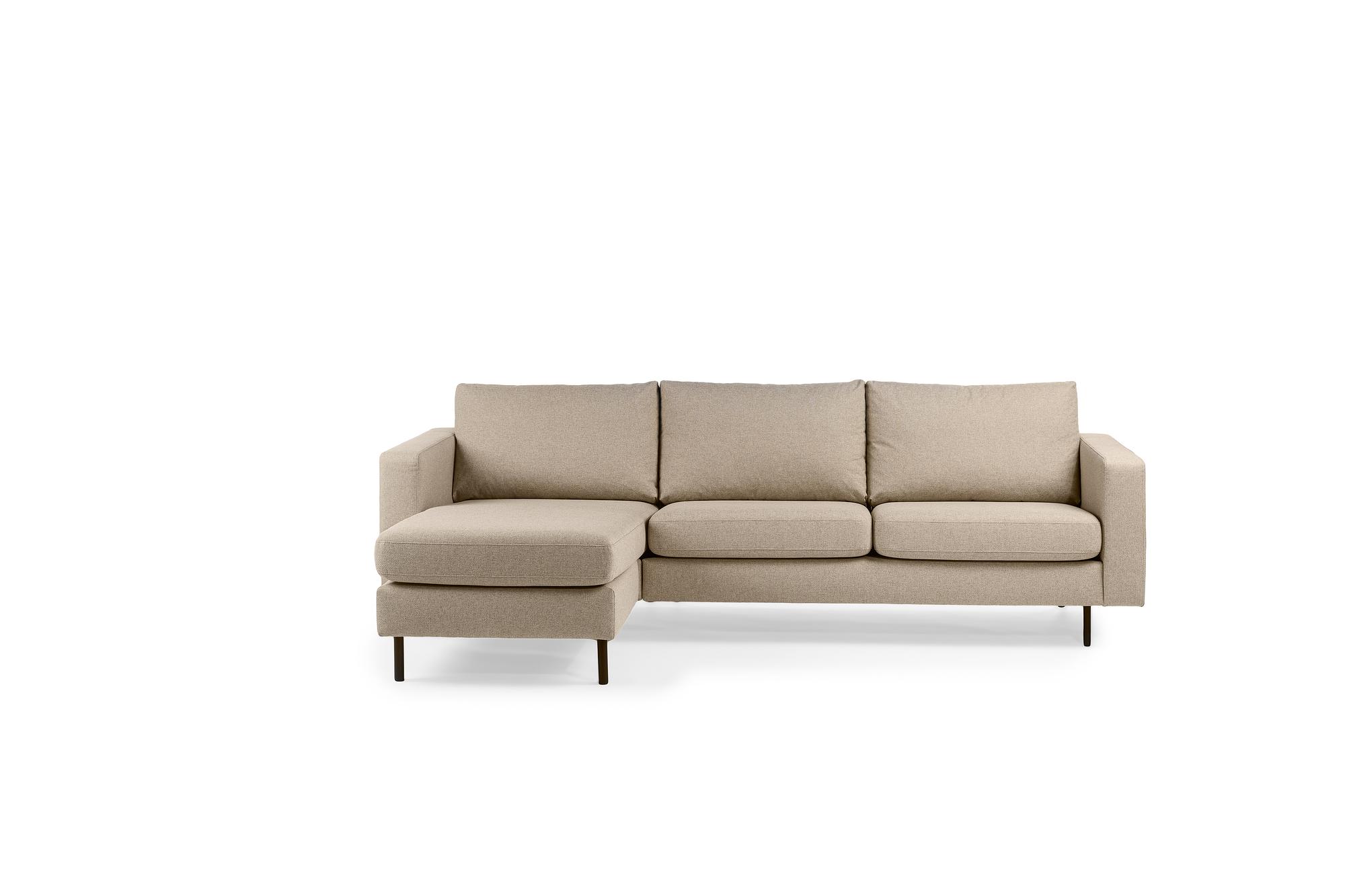Sofa 3-Seater Chaiselongue Left Right Dillon Cream 5