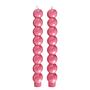 BUBBLES 2x Stabkerze-Set Pink 0