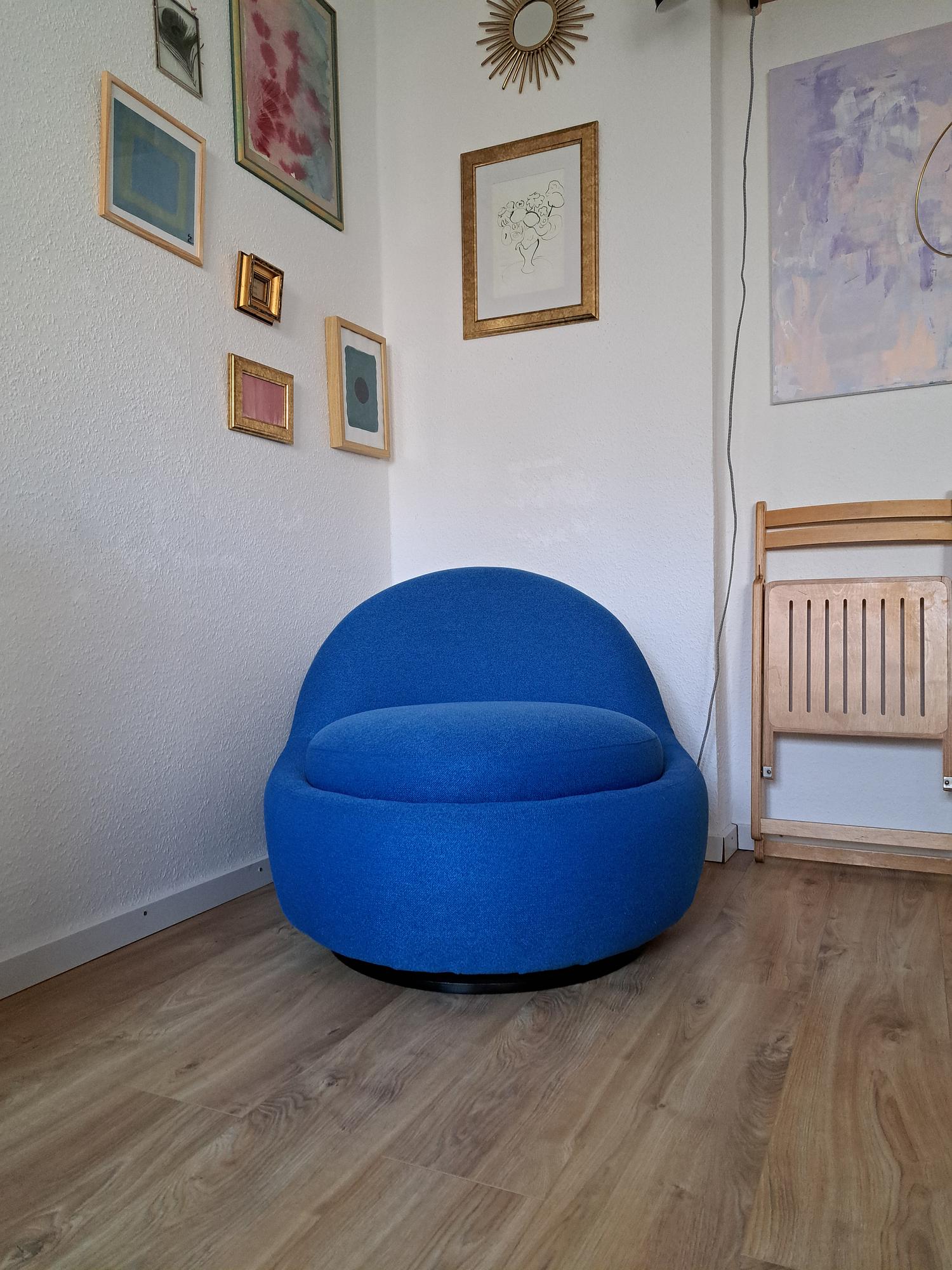 Babette Armchair Blue 1