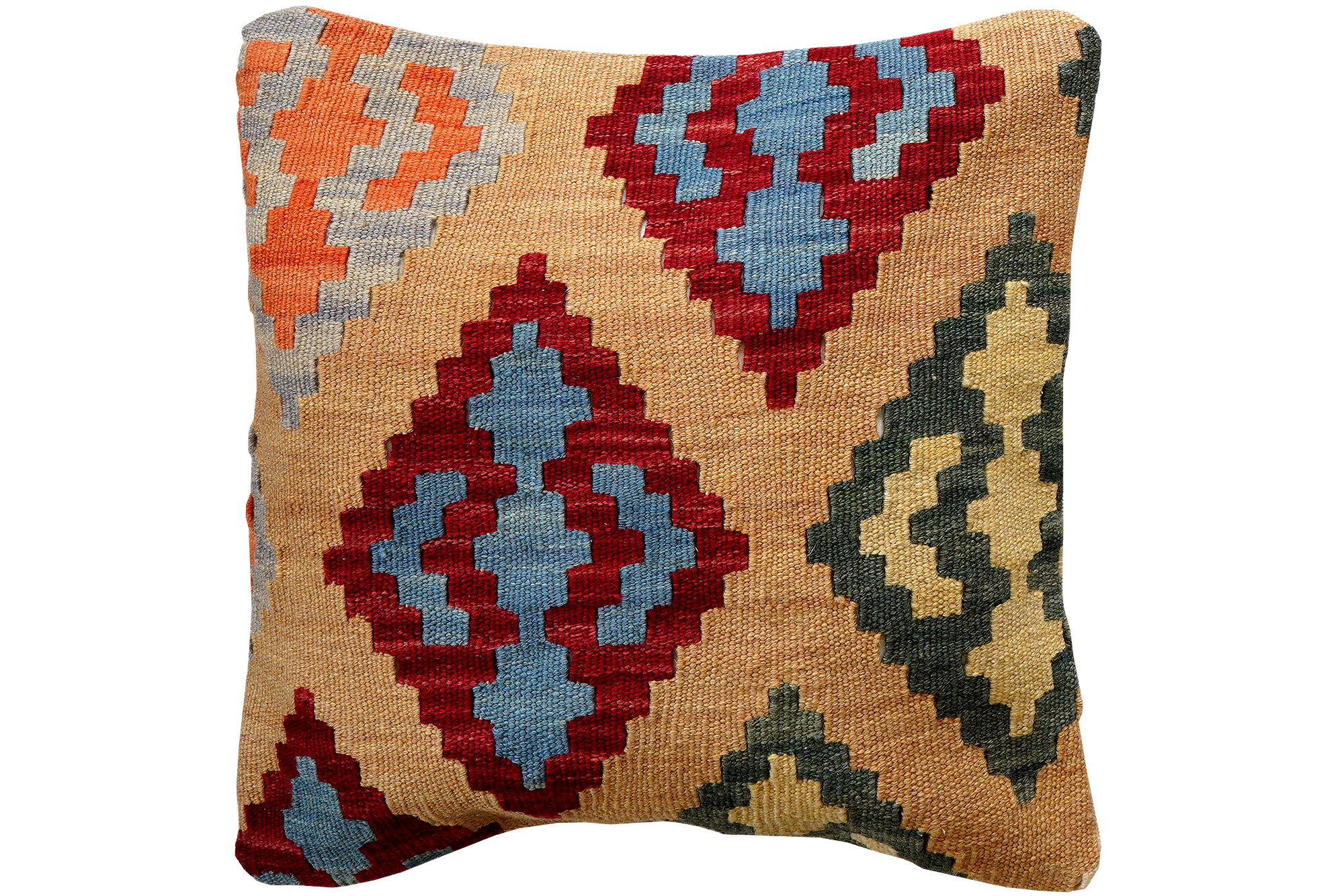Kilim Kissenbezug Baumwolle Mehrfarbig 0