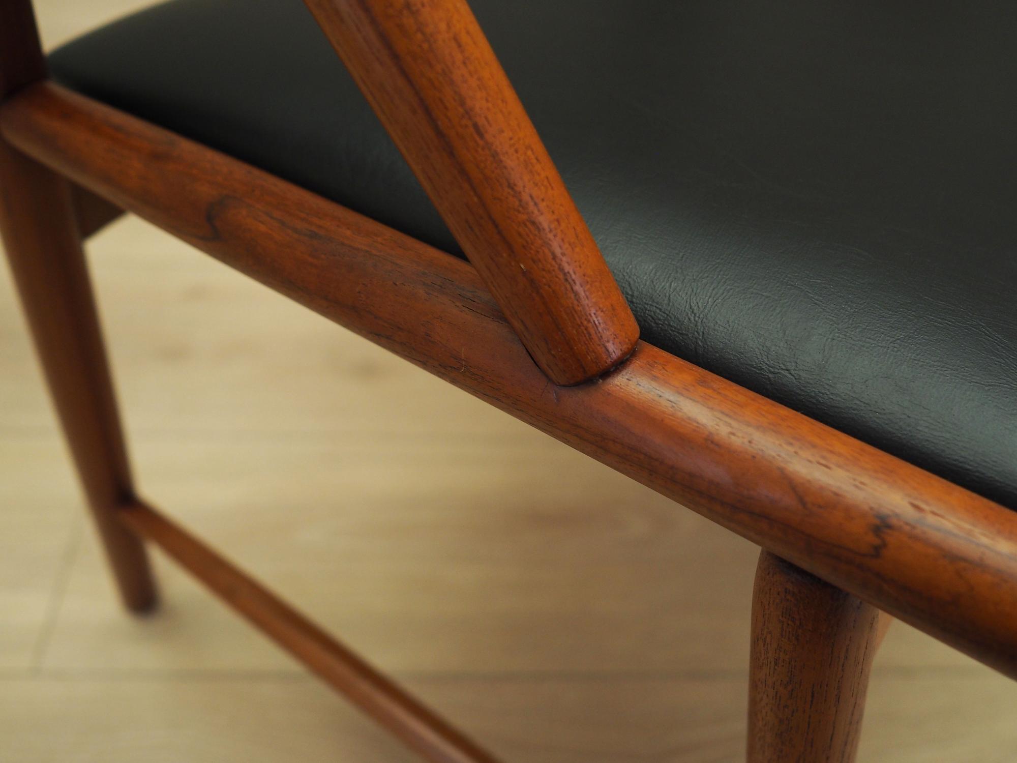 Dining chair Teak wood 1970s 10