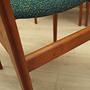 6x Dining chairs teak 1960s 12