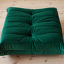Togo Ottoman Emerald Green Velvet 3