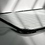 Vintage Tablett Metall Glas 1980er Jahre 3