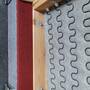 Sofa 2-Sitzer Stoff Rot  8
