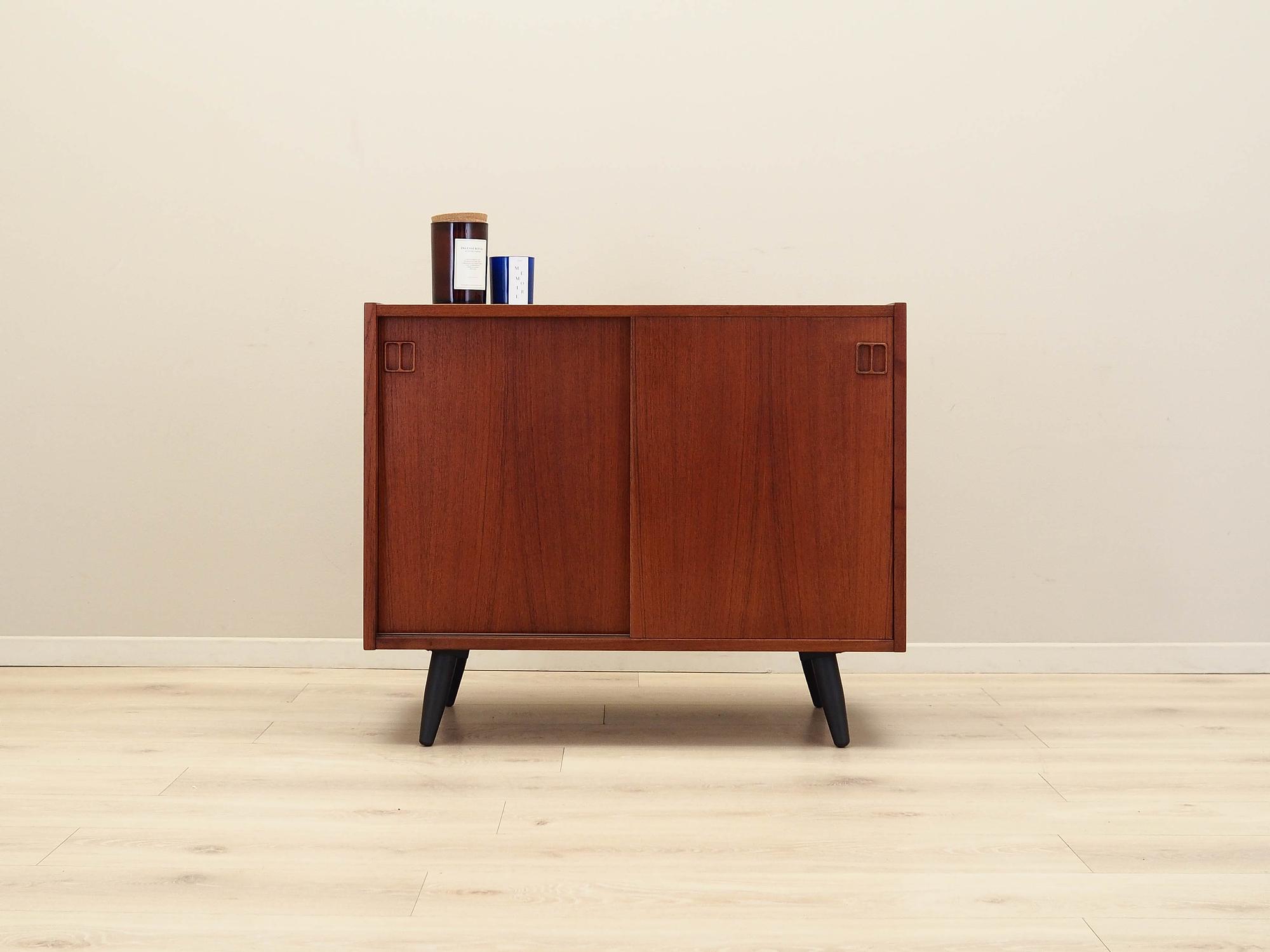 Teak Wood Cabinet 1970s 1