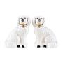 Dog Figures English Style Ceramic 1970s 0