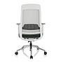 CHIARO T2 WHITE Bürostuhl Netzstoff Grau 8