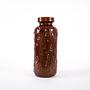 Ceramic Vase Brown 1960s 2