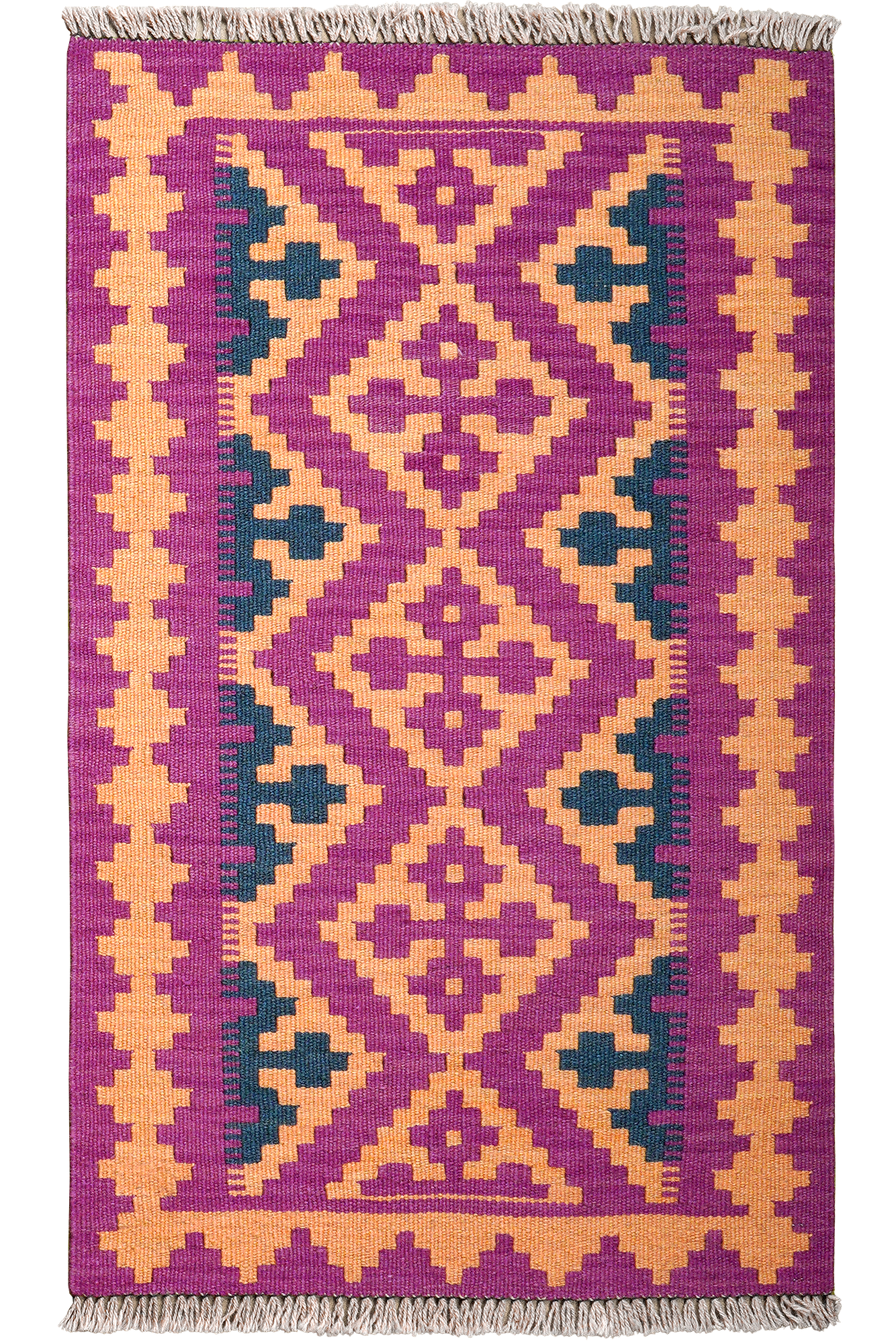 Kilim Gashgai Teppich Mehrfarbig 0